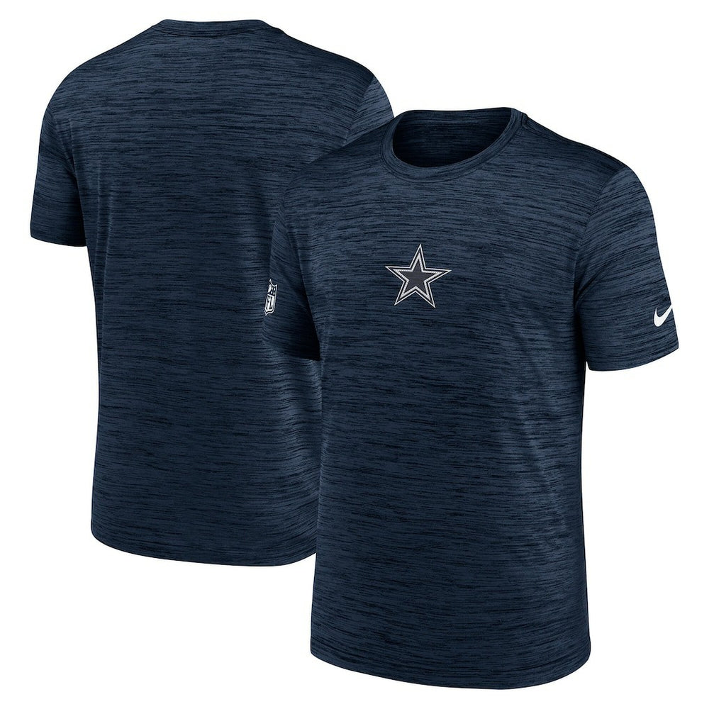 Dallas Cowboys Sideline Velocity Dri-FIT T-Shirt - Navy | Nike for Sale