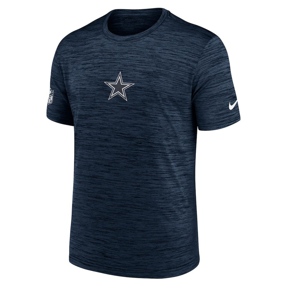 Dallas Cowboys Sideline Velocity Dri-FIT T-Shirt - Navy | Nike for Sale