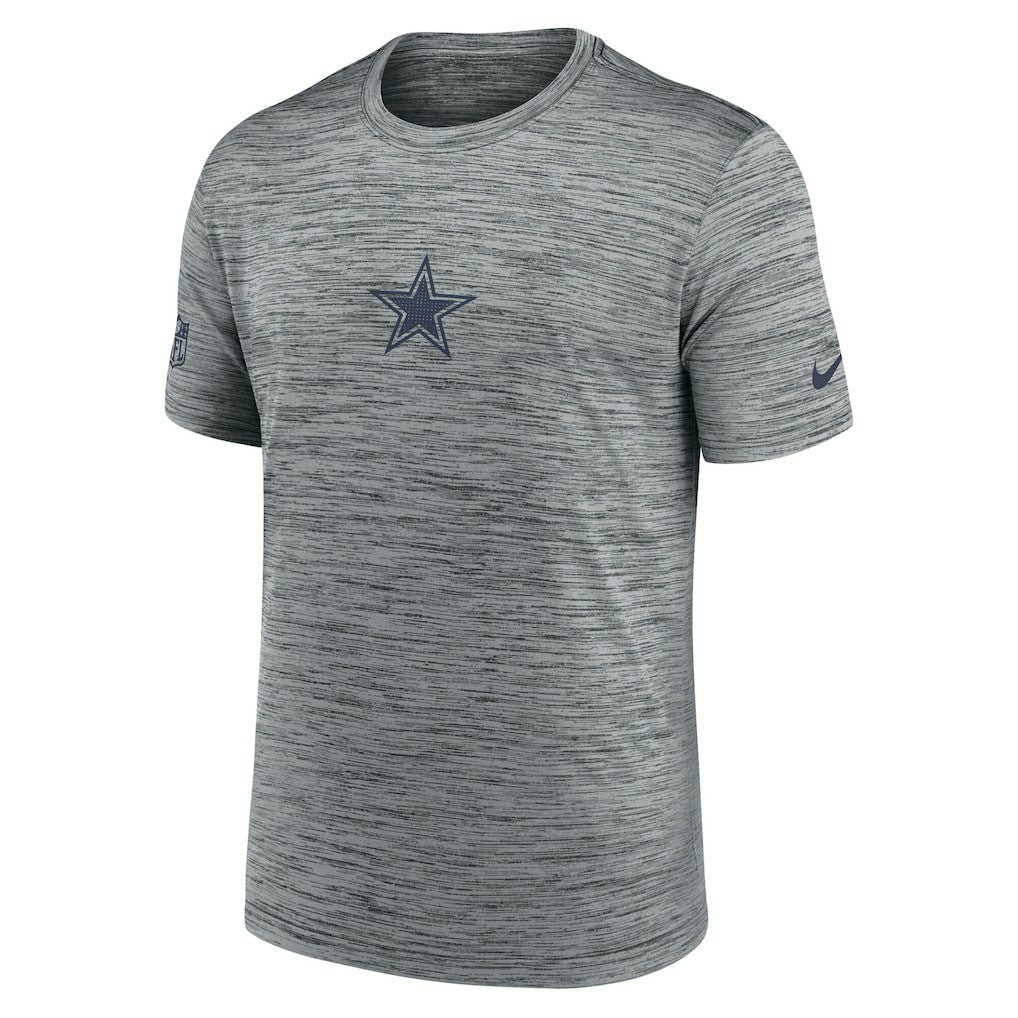 Dallas Cowboys Sideline Velocity Dri-FIT T-Shirt - Gray | Nike for Sale