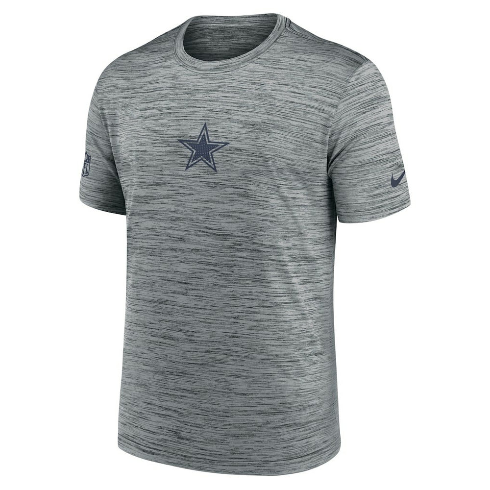 Dallas Cowboys Sideline Velocity Dri-FIT T-Shirt - Gray | Nike for Sale