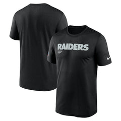 Las Vegas Raiders Sideline Legend Dri-FIT T-Shirt Black | Nike for Sale