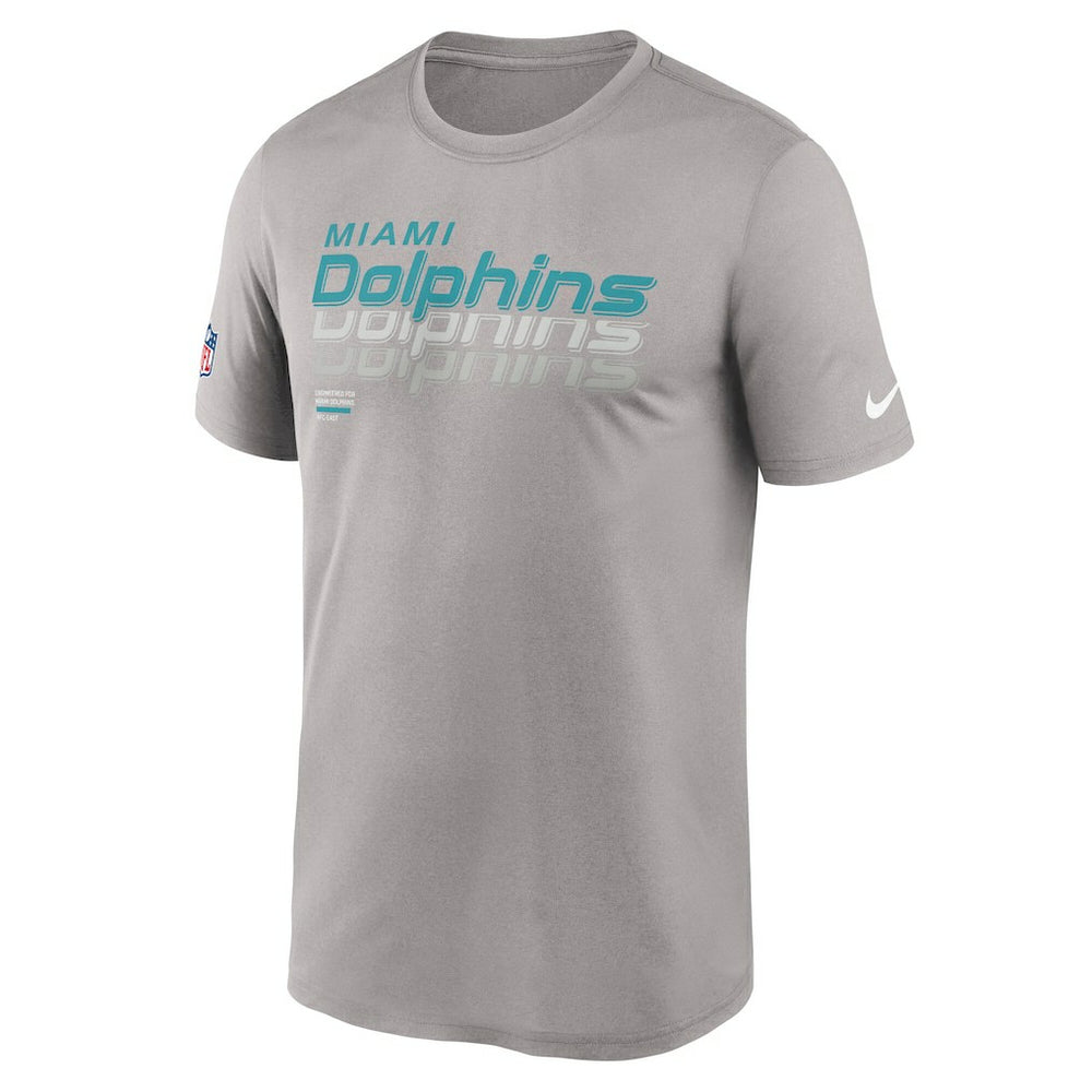 Miami Dolphins Sideline Legend Dri-FIT T-Shirt Gray | Nike for Sale