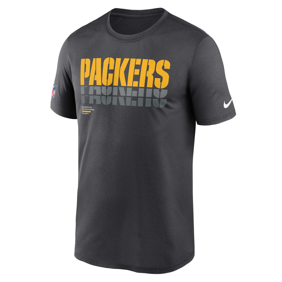 Green Bay Packers Sideline Legend Dri-FIT T-Shirt Charcoal | Nike for Sale