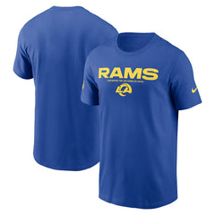 Los Angeles Rams Sideline Dri-FIT T-Shirt Royal | Nike for Sale