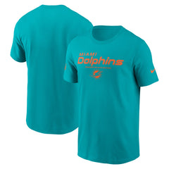 Miami Dolphins Sideline Dri-FIT T-Shirt Aqua | Nike for Sale