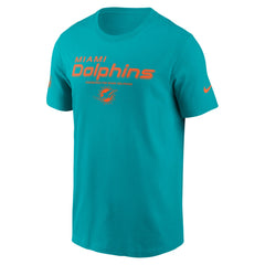 Miami Dolphins Sideline Dri-FIT T-Shirt Aqua | Nike for Sale