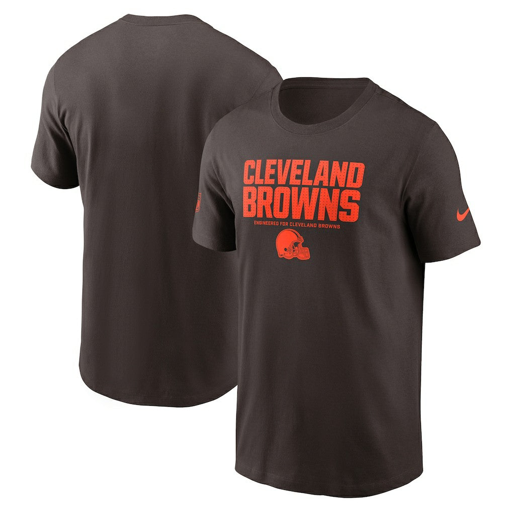 Cleveland Browns Sideline Dri-FIT T-Shirt Brown | Nike for Sale