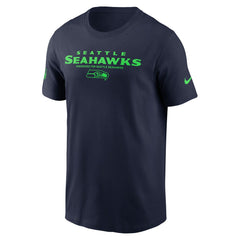 Seattle Seahawks Sideline Dri-FIT T-Shirt College Navy | Nike for Sale