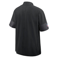 Philadelphia Eagles Sideline Short Sleeve Quarter-Zip Dri-FIT Coach Jacket Black | Nike for Sale