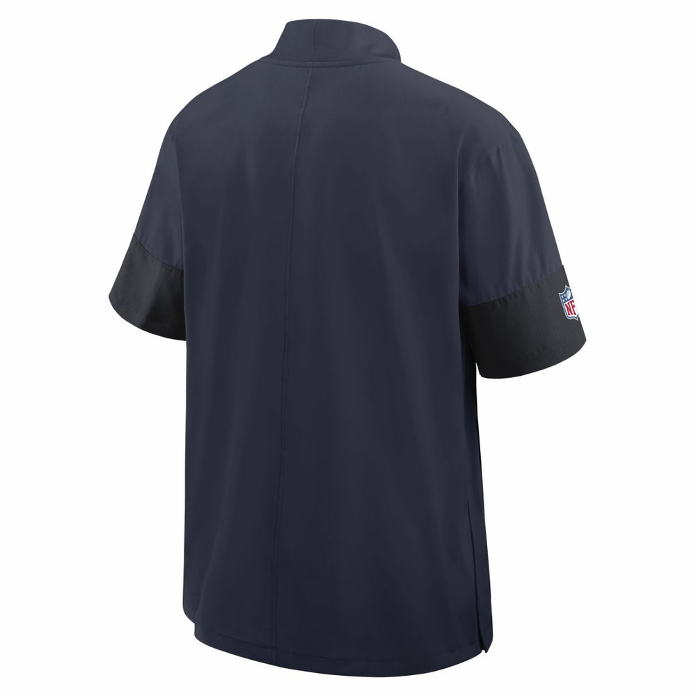 Tennessee Titans Sideline Short Sleeve Quarter-Zip Dri-FIT Coach Jacket Navy | Nike for Sale
