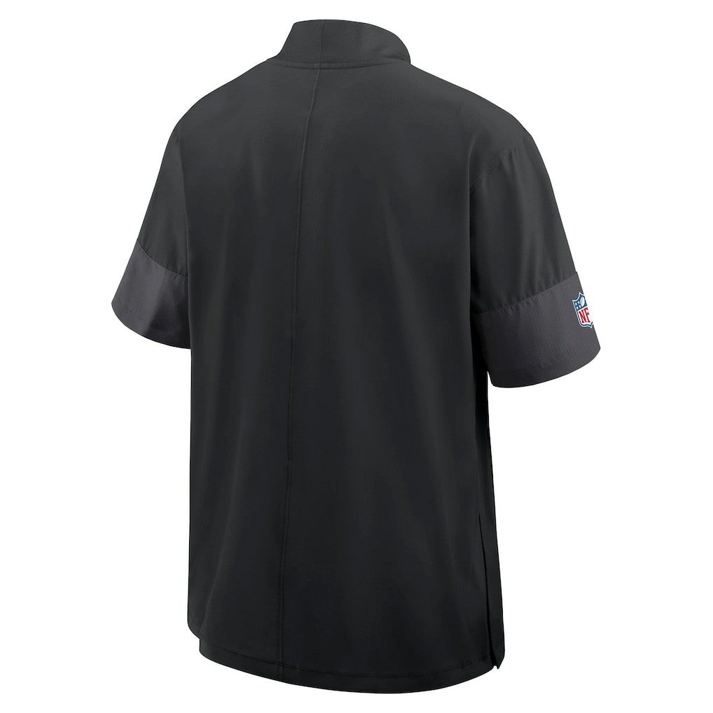 Baltimore Ravens Sideline Short Sleeve Quarter-Zip Dri-FIT Coach Jacket Black | Nike for Sale