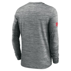 Buffalo Bills Sideline Velocity Performance Long Sleeve T-Shirt - Gray | Nike for Sale