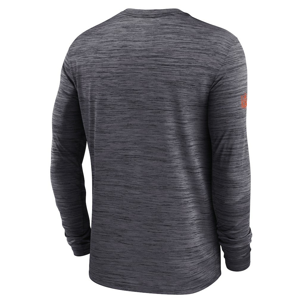 Cincinnati Bengals Sideline Velocity Performance Long Sleeve T-Shirt - Black | Nike for Sale