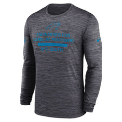 Carolina Panthers Sideline Velocity Performance Long Sleeve T-Shirt - Black | Nike for Sale