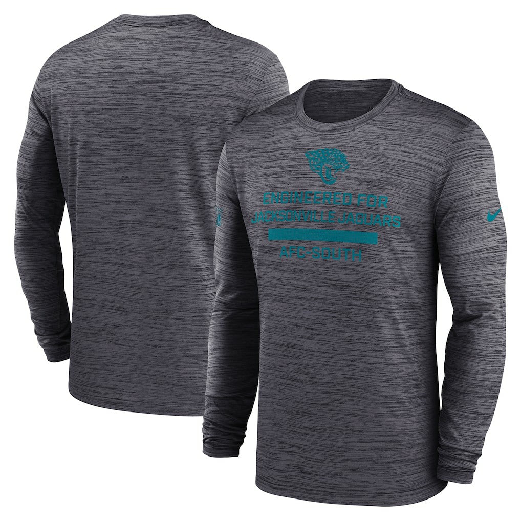Jacksonville Jaguars Sideline Velocity Performance Long Sleeve T-Shirt - Black | Nike for Sale