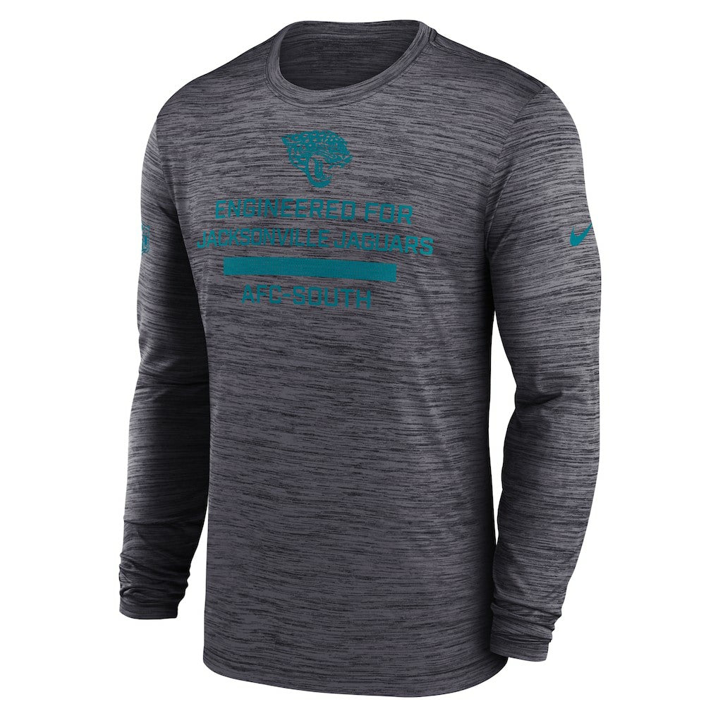 Jacksonville Jaguars Sideline Velocity Performance Long Sleeve T-Shirt - Black | Nike for Sale