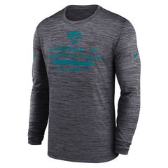 Jacksonville Jaguars Sideline Velocity Performance Long Sleeve T-Shirt - Black | Nike for Sale