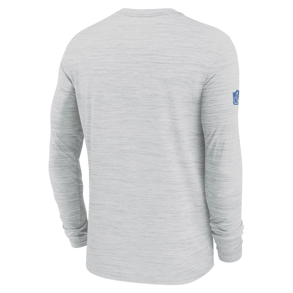 Detroit Lions Sideline Velocity Performance Long Sleeve T-Shirt - Ash | Nike for Sale