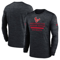 Houston Texans Sideline Velocity Performance Long Sleeve T-Shirt - Navy | Nike for Sale