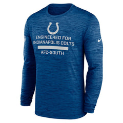Indianapolis Colts Sideline Velocity Performance Long Sleeve T-Shirt - Royal | Nike for Sale
