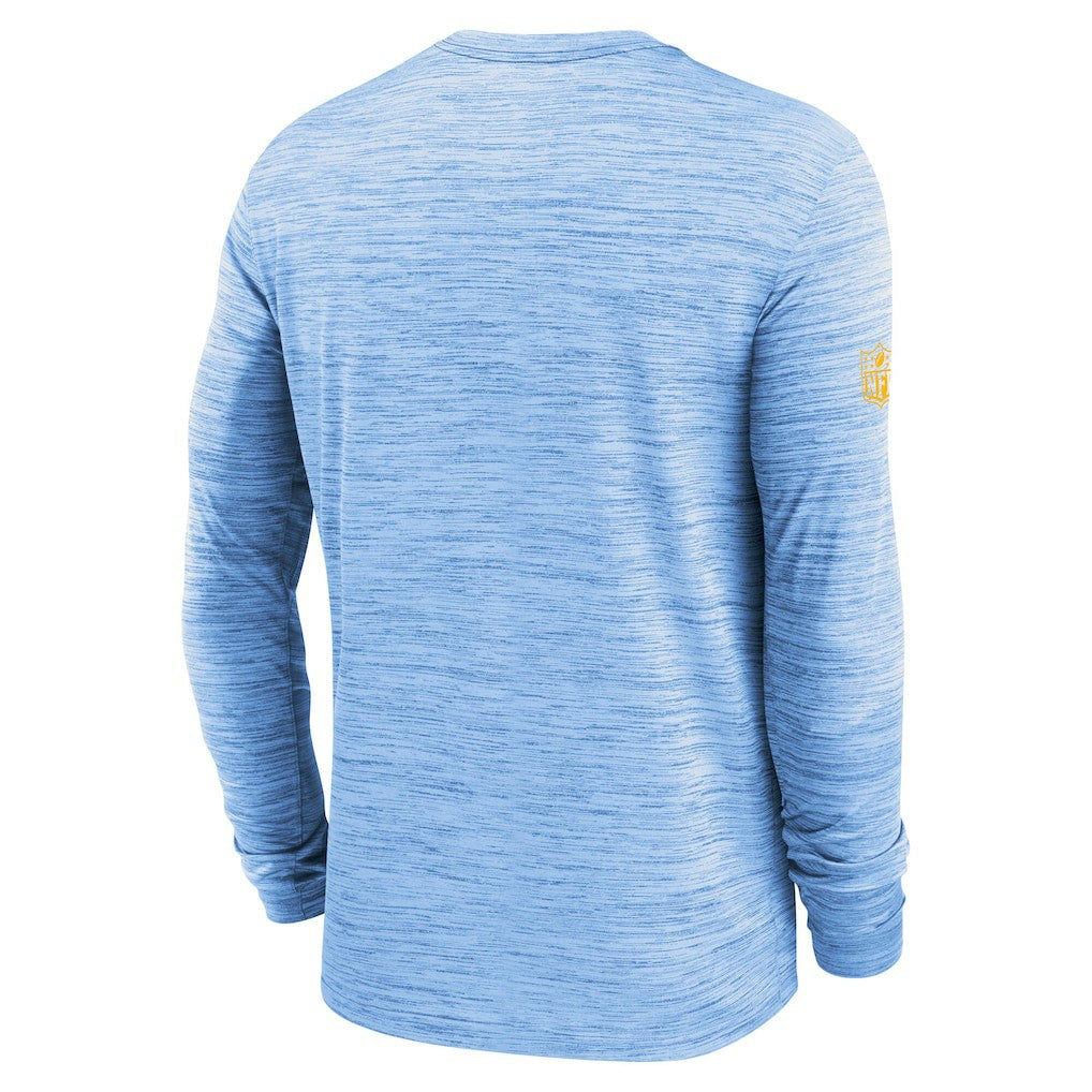 Los Angeles Chargers Sideline Velocity Performance Long Sleeve T-Shirt - Powder Blue | Nike for Sale