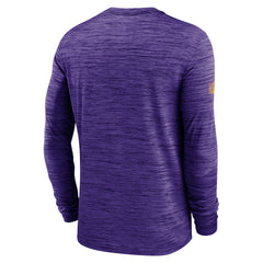 Minnesota Vikings Sideline Velocity Performance Long Sleeve T-Shirt - Purple | Nike for Sale