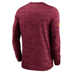Washington Commanders Sideline Velocity Performance Long Sleeve T-Shirt - Burgundy | Nike for Sale