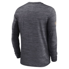 New Orleans Saints Sideline Velocity Performance Long Sleeve T-Shirt - Black | Nike for Sale
