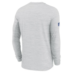 New York Giants Sideline Velocity Performance Long Sleeve T-Shirt - Ash | Nike for Sale