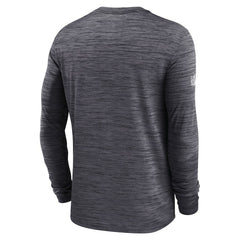 Atlanta Falcons Sideline Velocity Performance Long Sleeve T-Shirt - Charcoal | Nike for Sale