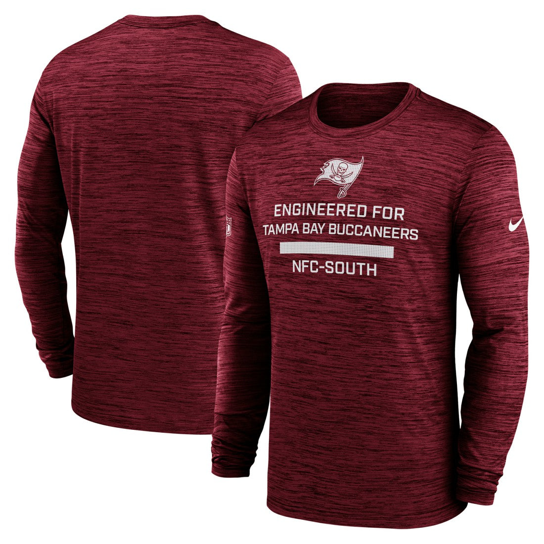 Tampa Bay Buccaneers Sideline Velocity Performance Long Sleeve T-Shirt - Red | Nike for Sale