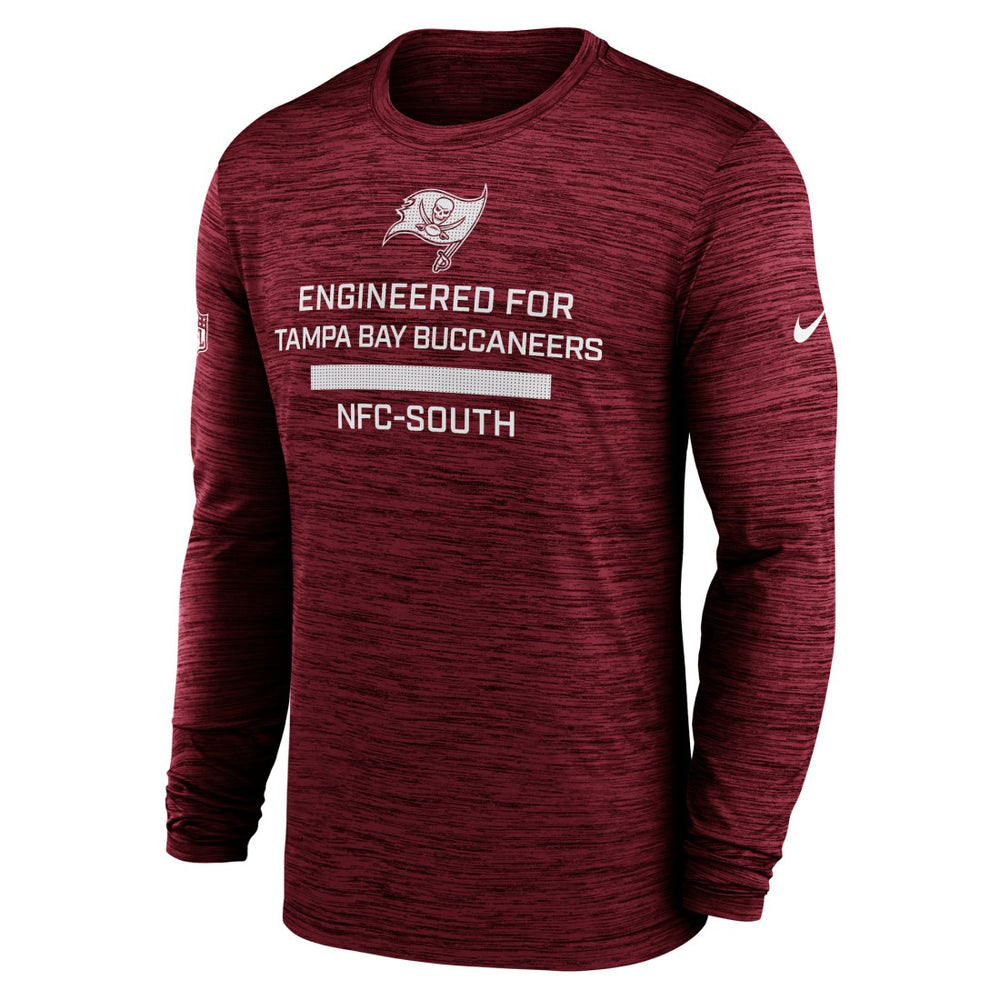 Tampa Bay Buccaneers Sideline Velocity Performance Long Sleeve T-Shirt - Red | Nike for Sale