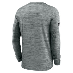 San Francisco 49ers Sideline Velocity Performance Long Sleeve T-Shirt - Gray | Nike for Sale