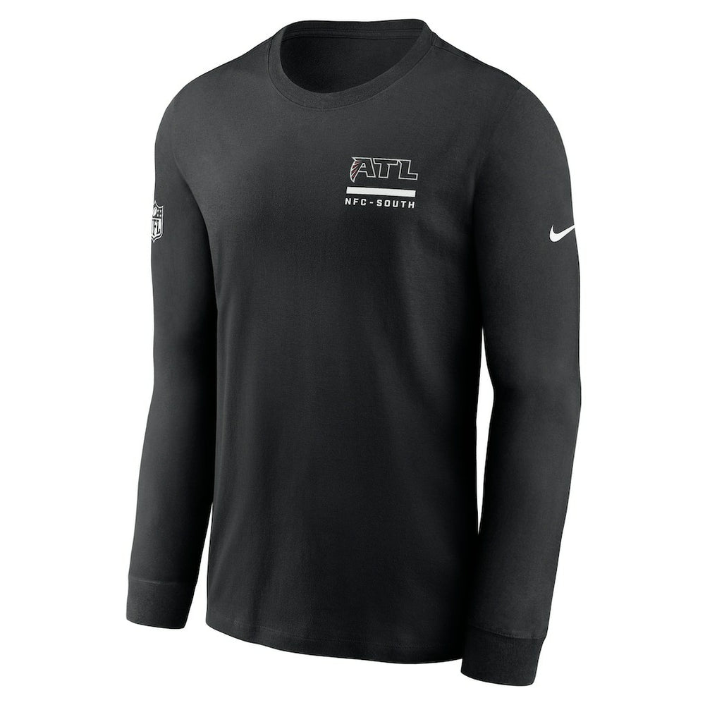 Atlanta Falcons Sideline Dri-FIT Long Sleeve T-Shirt Black | Nike for Sale