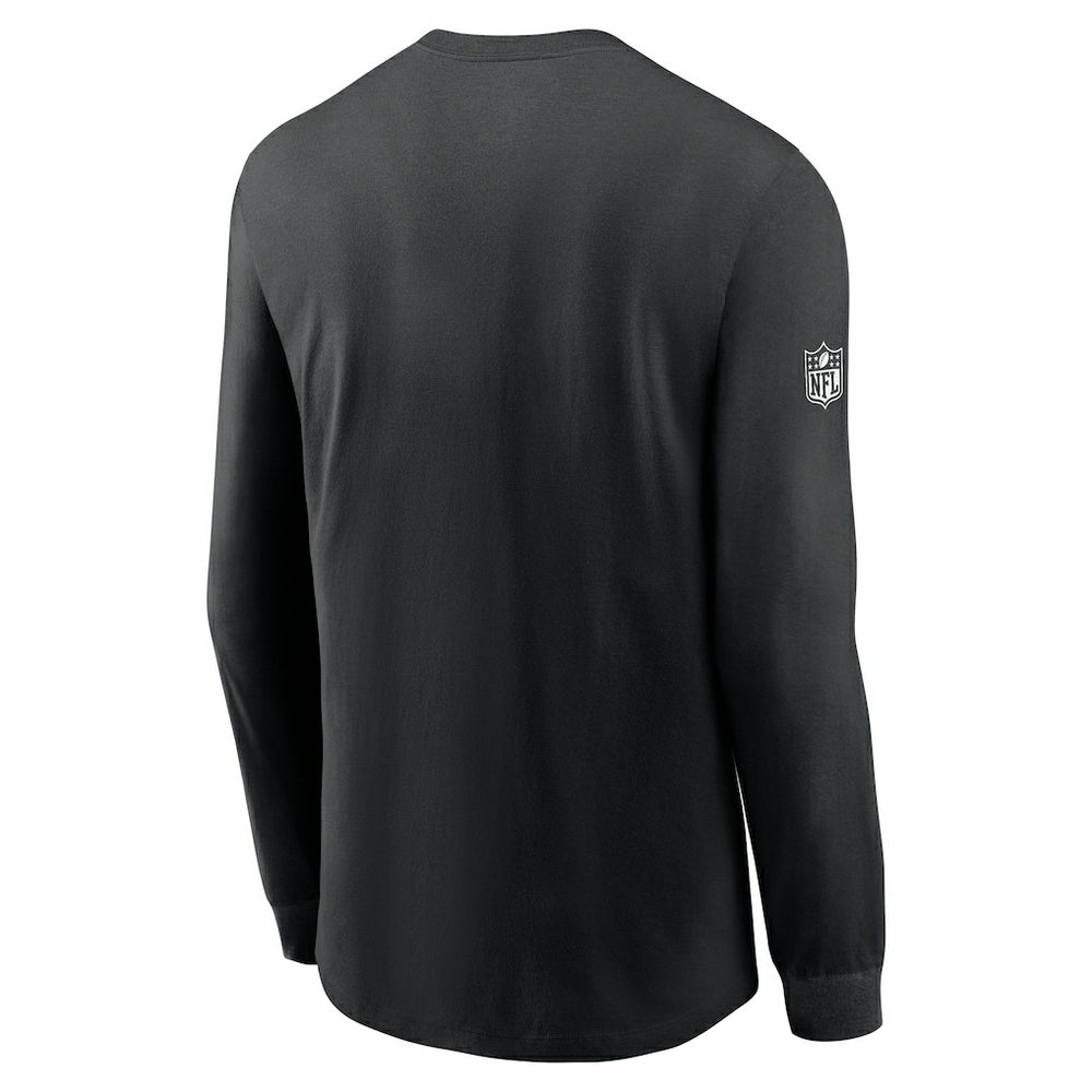 Atlanta Falcons Sideline Dri-FIT Long Sleeve T-Shirt Black | Nike for Sale
