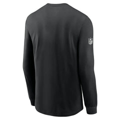 Atlanta Falcons Sideline Dri-FIT Long Sleeve T-Shirt Black | Nike for Sale