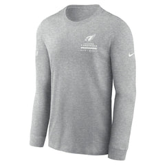 Arizona Cardinals Sideline Dri-FIT Long Sleeve T-Shirt Heather Gray | Nike for Sale