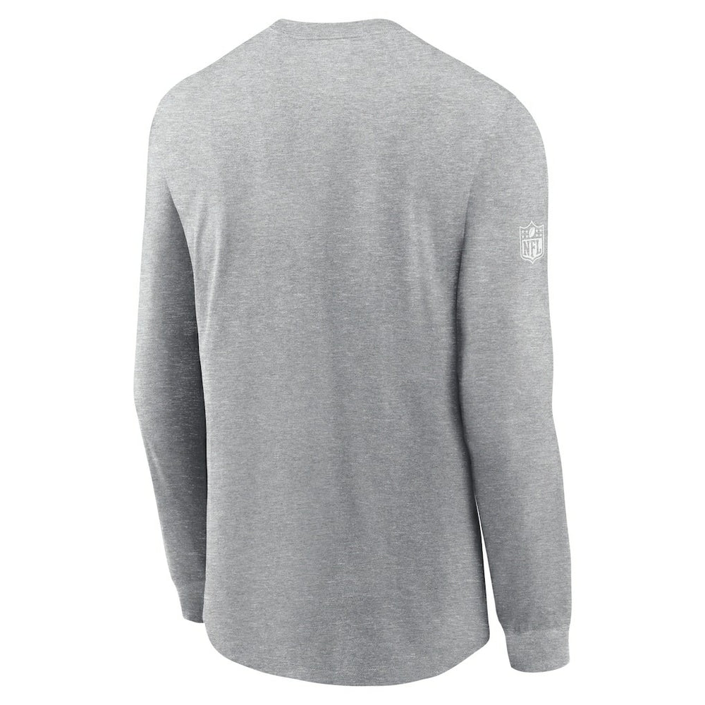 Arizona Cardinals Sideline Dri-FIT Long Sleeve T-Shirt Heather Gray | Nike for Sale