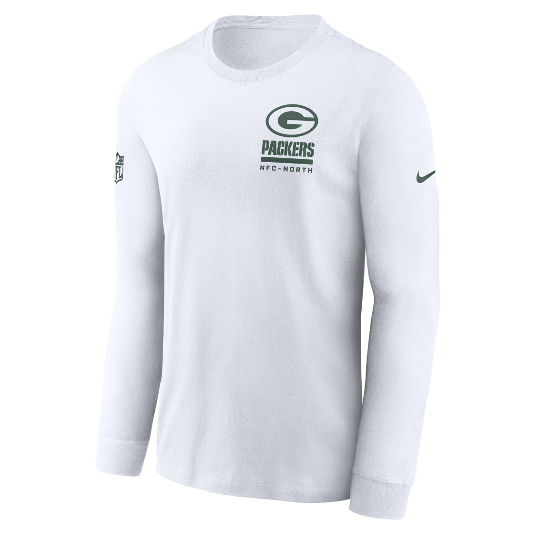 Green Bay Packers Sideline Dri-FIT Long Sleeve T-Shirt White | Nike for Sale