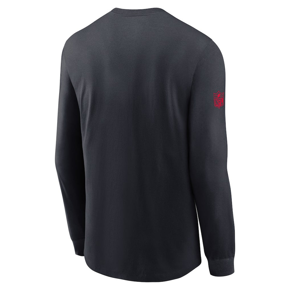 Houston Texans Sideline Dri-FIT Long Sleeve T-Shirt Navy | Nike for Sale