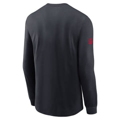 Houston Texans Sideline Dri-FIT Long Sleeve T-Shirt Navy | Nike for Sale