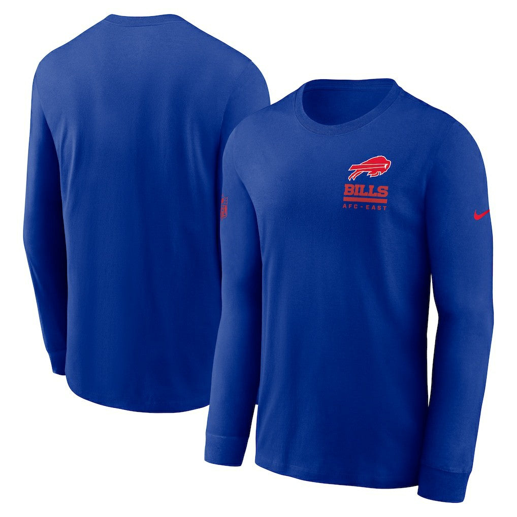 Buffalo Bills Sideline Dri-FIT Long Sleeve T-Shirt Royal | Nike for Sale