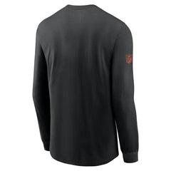 Cincinnati Bengals Sideline Dri-FIT Long Sleeve T-Shirt Black | Nike for Sale