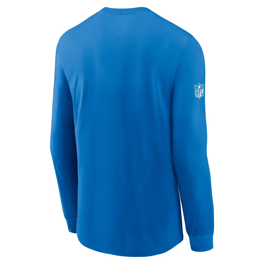 Detroit Lions Sideline Dri-FIT Long Sleeve T-Shirt Blue | Nike for Sale