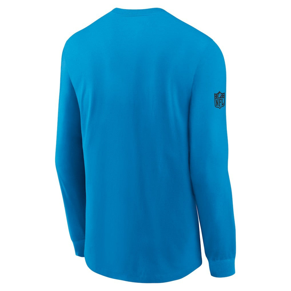Carolina Panthers Sideline Dri-FIT Long Sleeve T-Shirt Blue | Nike for Sale