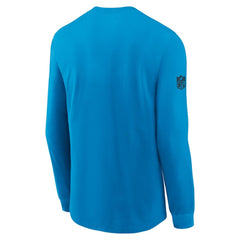 Carolina Panthers Sideline Dri-FIT Long Sleeve T-Shirt Blue | Nike for Sale