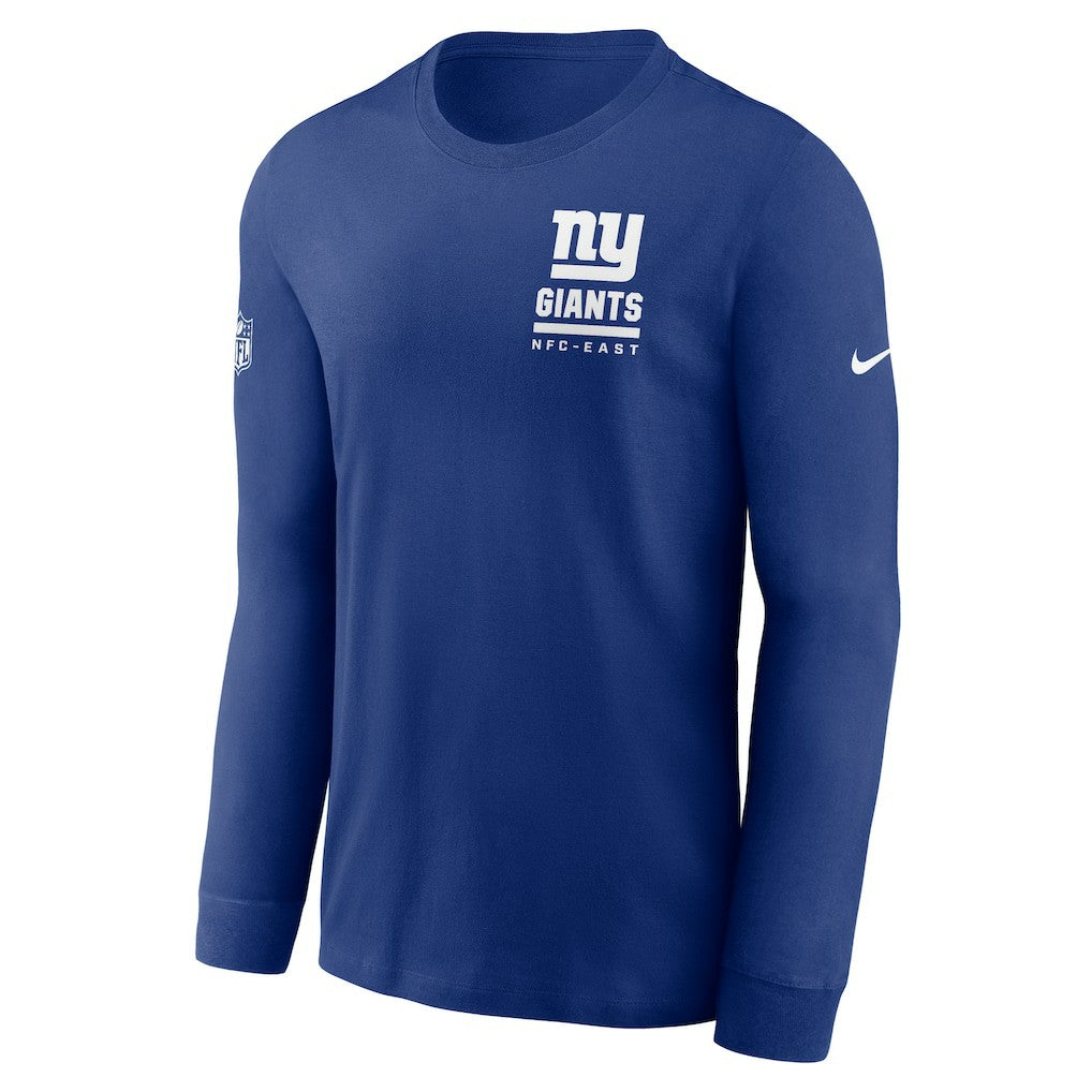 New York Giants Sideline Dri-FIT Long Sleeve T-Shirt Royal | Nike for Sale