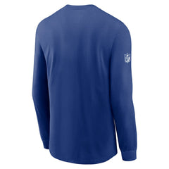 New York Giants Sideline Dri-FIT Long Sleeve T-Shirt Royal | Nike for Sale