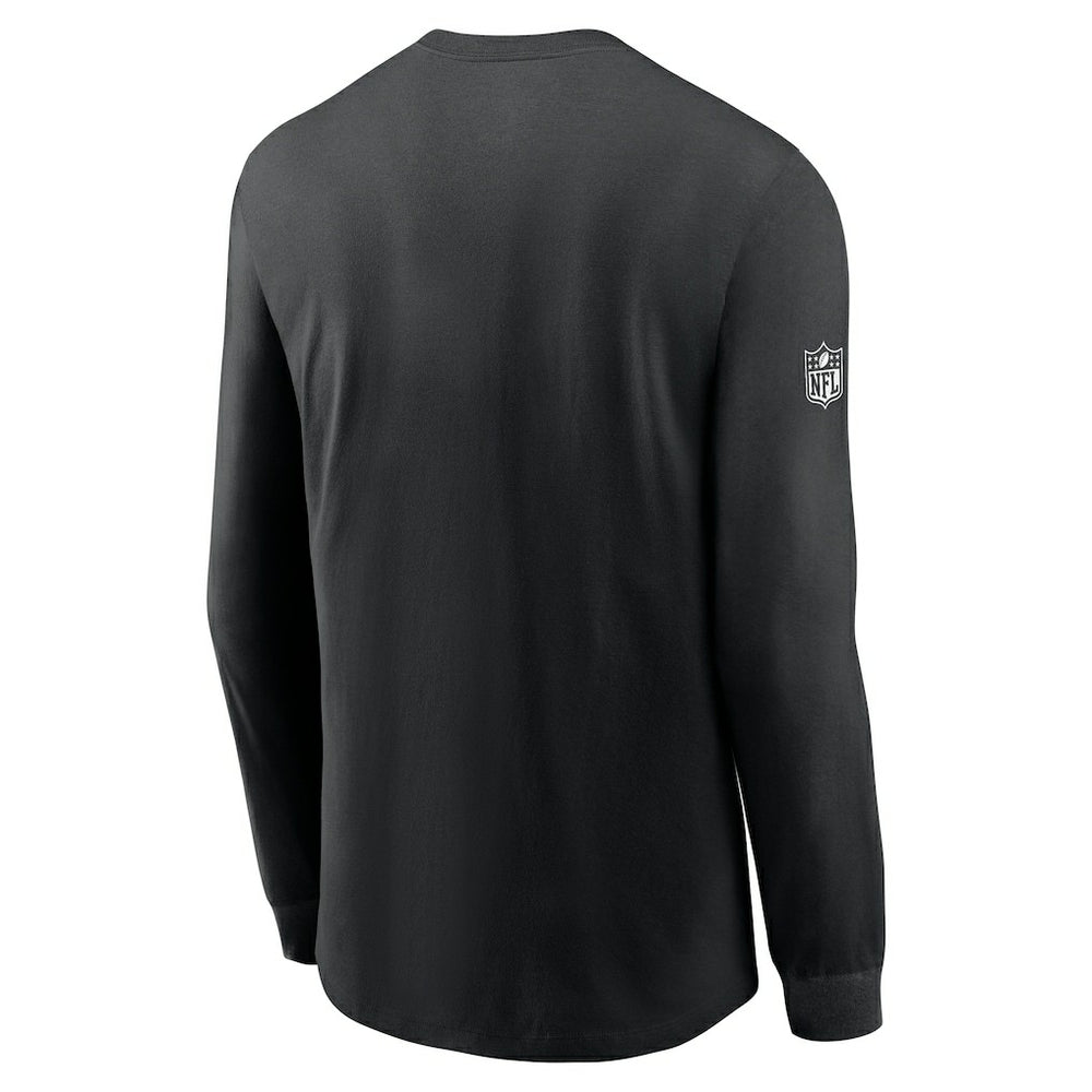 Philadelphia Eagles Sideline Dri-FIT Long Sleeve T-Shirt Black | Nike for Sale
