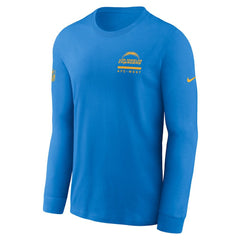 Los Angeles Chargers Sideline Dri-FIT Long Sleeve T-Shirt Powder Blue | Nike for Sale